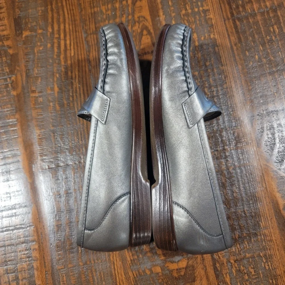 SAS Womens Wink Loafer Tripad Comfort Slip On In Pewter Discontinued Size 8 W
